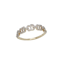 Diamond Two-Tone Mariner Ring (14K)