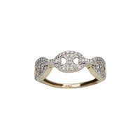 Diamond Two-Tone Mariner Ring (14K)