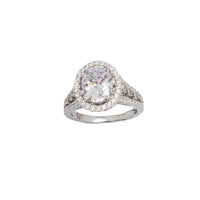 Oval CZ Ring (SILVER)