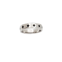 Cubic Zirconia Stone Ring (Silver)