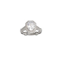 Iced-Out CZ Ring (Silver)