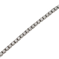 Lab Diamond Tennis Necklace (14K)