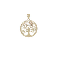 Tree Of Life Diamond Cut Pendant (14K)