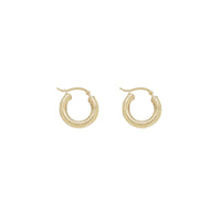Plain Hoop Earrings (14K)