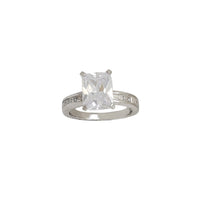 Baguette Rectangle CZ Ring (SILVER)
