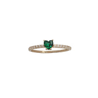 CZ Heart Ring (14K)