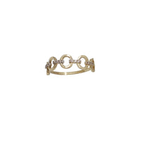 Five Round CZ Ring (14K)