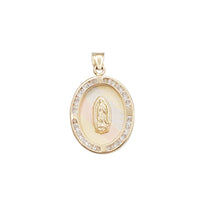 Virgin Guadalupe CZ Pendant (14K)