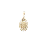 Virgin Guadalupe CZ Pendant (14K)