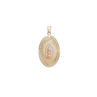 Tricolor Zirconia Guadalupe Pendant (14K)
