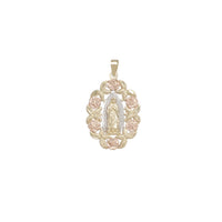 Flower Frame Guadalupe Pendant (14K)