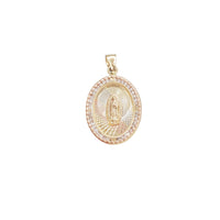 Tricolor Zirconia Guadalupe Pendant (14K)