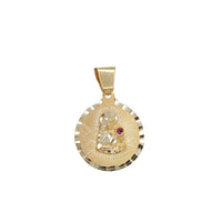 Diamond Cut Santa Barbara Medallion Pendant (14K)