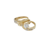 Three-Piece Set Engagement Rings (14K)
