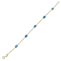 Turquoise Fancy Bracelet (14K)