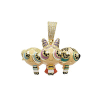 The Powerpuff Girls Pendant (Yellow Silver)