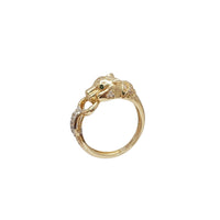 Zirconia Leopard Ring (14K)
