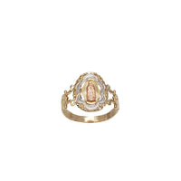 Tricolor Virgin Mary/ Guadalupe Ring (14K)