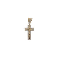 Cross CZ Pendant (14K)