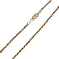 Yellow Gold Solid Rope Bracelet (10K)