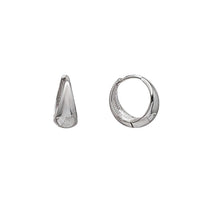Plain Domed Huggie Earrings (14K)