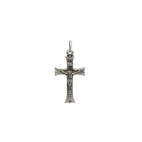 Anti-Finish Crucifix Pendant (Silver)