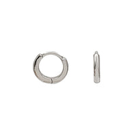 Plain Huggies Earring (Silver)