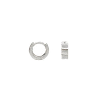 Plain Huggies Earring (Silver)