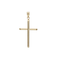 Plain Solid Cross Pendant (14K)