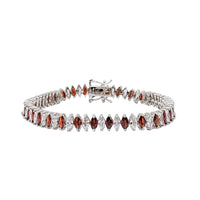 Marquise CZ Fancy Bracelet (Silver)
