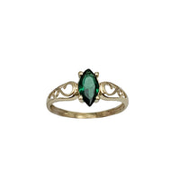 Baby-Sized/ Pinky Marquise Birthstones Ring (14K)