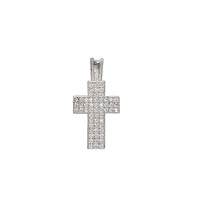 Iced-Out Cross Pendant (Silver)