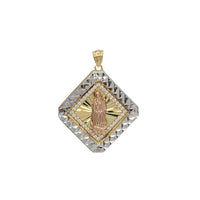 Zirconia Virgin Mary "Lady of Guadalupe" Pendant (Silver)