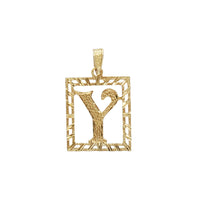 Diamond Cuts Letter Y Pendant (14K)