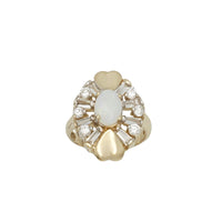 Zirconia Fancy Ring (14K)