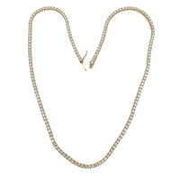 Lab Grown Diamond Tennis Necklace (14K)