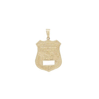 NJ Police Badge Pendant (14K)