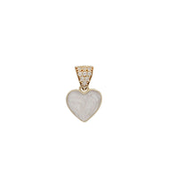 Zirconia Crystal Heart Pendant (14K)