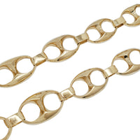 Solid Puffy Mariner Chain (14K)