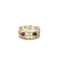Multi-Color Zirconia "Mama" Ring (14K)