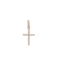 Zirconia Cross Pendant (Silver)