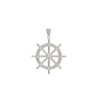Zirconia Boat Helm Pendant (Silver)