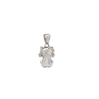 Zirconia Kitty Pendant (Silver)