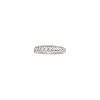 White Gold Diamond Channel-Set Band (14K)