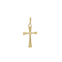 Textured Cross Pendant (18K)