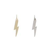 Lightning Bolt Pendant (14K & Silver)