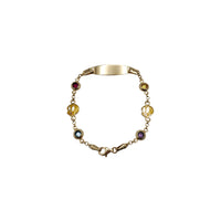 Enamel Duck Zirconia BB ID Bracelet (14k)