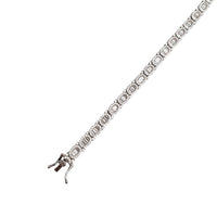 Zirconia Baguettes Fancy Bracelet (Silver)
