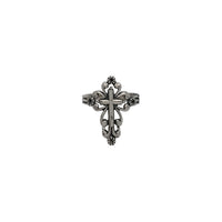 Anti-Finish Cross Ring (Silver)