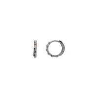 Plain Twist Huggies Earring (Silver & Yellow Silver)